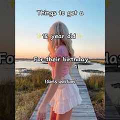 Things to get a 12 year old for their birthday (girls edition) #shorts #preppy #fyp