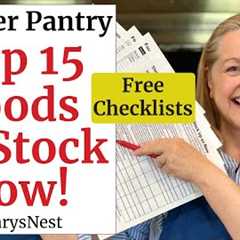 Top 15 Foods to Stock Up On Now for Your Prepper Pantry