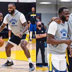 New Training Footage of Draymond Green and Lebron James Are Going Viral