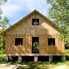 Building A Log Cabin To Raise My Family In | Metal Roofing | Gable Framing