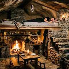 Building a SECRET Warm Underground Bunker for Survival | Bushcraft Shelter
