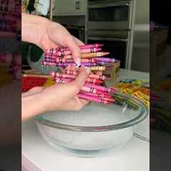 Making Valentine’s for my daughter’s class!! Easy DIY alphabet crayons and Valentine’s gifts!