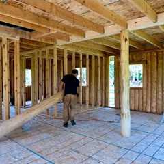 Building A Log Cabin To Raise My Family In | Final Logs | Loft