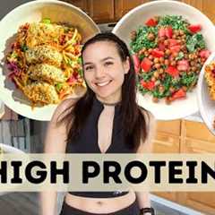 A Week of Realistic High Protein Meals (Vegan)