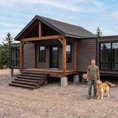 He Built an Off-Grid Cabin from 2 Shipping Containers... ALONE | Full Build | @GrumpyToadCreations