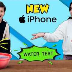 NEW iPHONE 📱 Ep 489 | Water Test | Unboxing of iPHONE 15 Pro | Surprise gift | Aayu and Pihu Show
