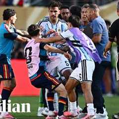 Ugly scenes as Argentina lose World Cup final