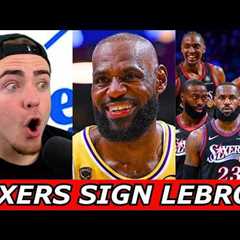 THE PHILADELPHIA 76ERS SIGN LEBRON JAMES!!!!!!!!!! (BREAKING NEWS)