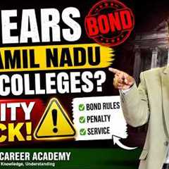 5 Years Bond Period in Tamil Nadu Government Medical Colleges | Reality Check | Mizpah Academy