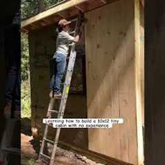10x12 tiny cabin build #diy #cabinbuild #vermont