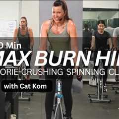 🔥 30 Min HIIT Tabata Spin: MAX BURN V | Epic Cycling Class for Fat Loss w/ Cat Kom
