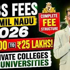 MBBS Fees in Tamil Nadu 2026 | ₹84,500 to ₹25 Lakhs | Private Medical Colleges | Mizpah Academy