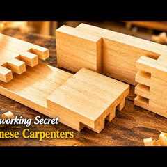 🔴FULLTIME: Japanese Joinery Masterclass – Strong Wood Connections Without Screws