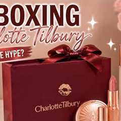 ASMR Charlotte Tilbury Unboxing ✨ Is It Worth the Hype? Luxury Beauty Haul