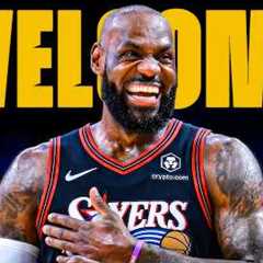 LeBron James Welcome to Philadelphia 76ers 👑🔥