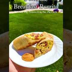 How To Make A 5 Minute Breakfast Burrito