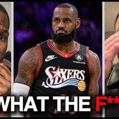 NBA Players REACT to LeBron James Joining the 76ers!