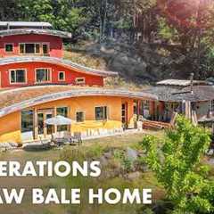Multi-Generational Family Living in a Straw Bale Home – FULL TOUR