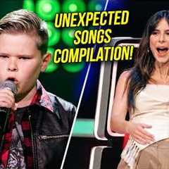 ABSOLUTE Shocking Song Choices Ever Captured On Camera! | The Voice Kids