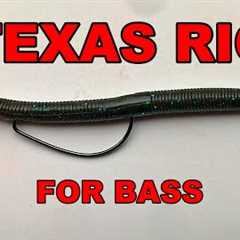 How to Tie a TEXAS RIG for Bass | Best Bass Rigs for Beginners