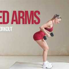 30 MIN UPPER BODY STRENGTH WORKOUT WITH DUMBBELLS- Lean Arms Supersets