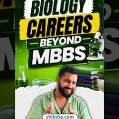 Biology Career Options After 12th, MBBS Alternative Medicine Course, Medical Career Options #neet