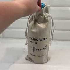 Perfect Wine Gift Bag for Retirement! - Amazon Product Review