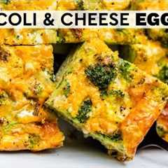 HEALTHY BREAKFAST CASSEROLE | broccoli and cheese egg bake