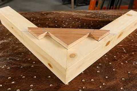 Traditional Japanese Mortise Joint Without Screw That Holds Forever
