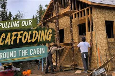Building A Cabin In Remote Alaska for my Family: Sheathing the Exterior Walls