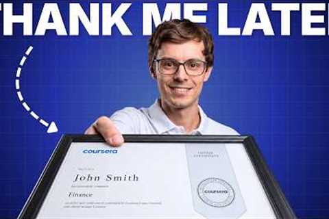 The Only Finance Certificate You'll Need in 2026