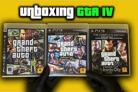 Unboxing Grand Theft Auto IV PlayStation 3 | All Versions
