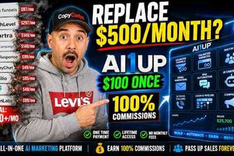 AI1UP Review | Unlimited AI Marketing Tools + 100% Commissions?