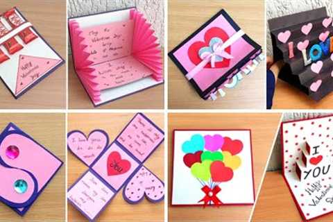 How to make Valentine's day card/Handmade Valentines Card/Valentine's day card making/Valentine card