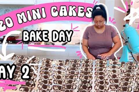 Baking 120 Mini Cakes | Day in the Life of a Baker