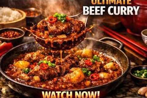 10 min Beef Curry Rice 🥘 #beef #dinner #beefrecipes 