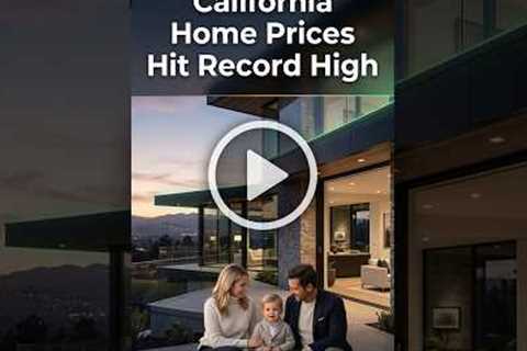 California Home Prices Hit Record High