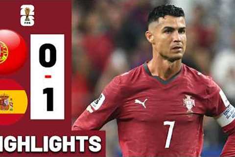 CRISTIANO RONALDO RETIRES! Portugal vs Spain 0-1 HIGHLIGHTS All Goals 2026