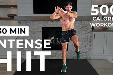 30 Min Intense HIIT Workout For Fat Burn & Cardio No Equipment, No Repeats