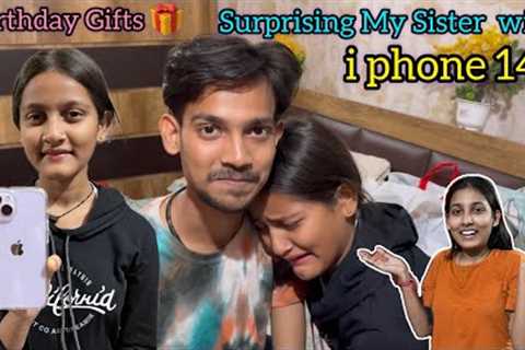 Birthday Gift | Surprising My Sister with iphone 14 | aman dancer real