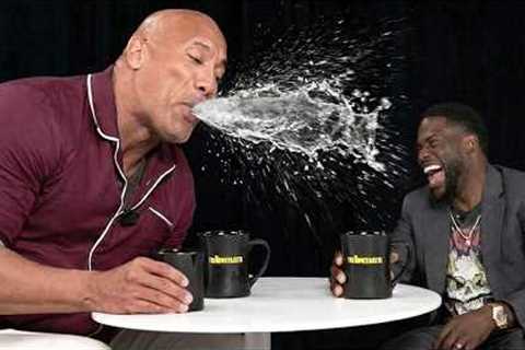The Rock and Kevin Hart ROASTING Each other For 13 Minute Straight!