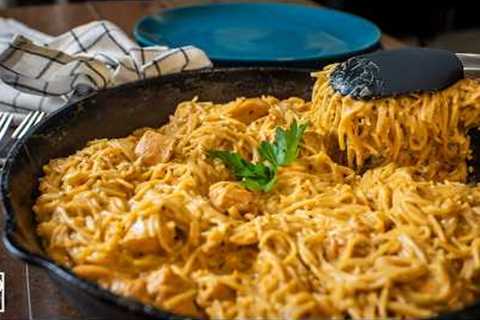 Simple and Creamy One-Pot Chicken Spaghetti