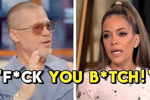Brad Pitt Walks Off The View After Sunny Hostin Pushes Too Far