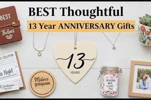 16 Best 13-Year Anniversary Gifts for Couples ❤️ Lace Wedding Anniversary Gift Ideas (2026)