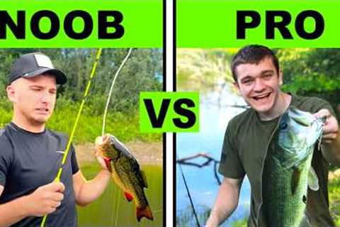 Noob VS Pro Fishing Challenge!
