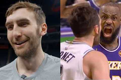 Luke Kornet hilarious voice memo recruiting LeBron James to Spurs 😂