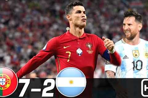 Portugal vs Argentina - Ronaldo vs Messi ( Last Matches ) HD