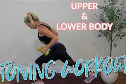 8 MINUTE FULL BODY Low Impact WORKOUT- 5LB weights