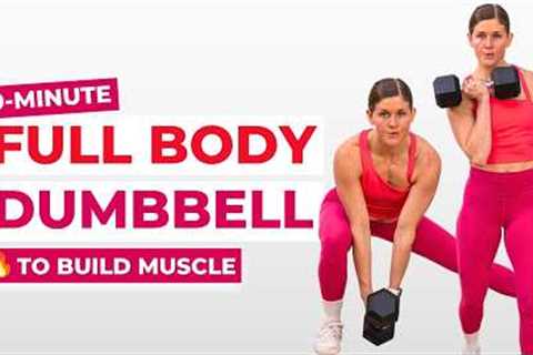 20-Minute Full Body Dumbbell Workout | Build Lean Muscle for Women