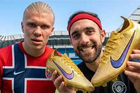 I Surprised Haaland With Custom Shoes
